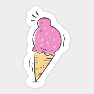 ice cream Sticker